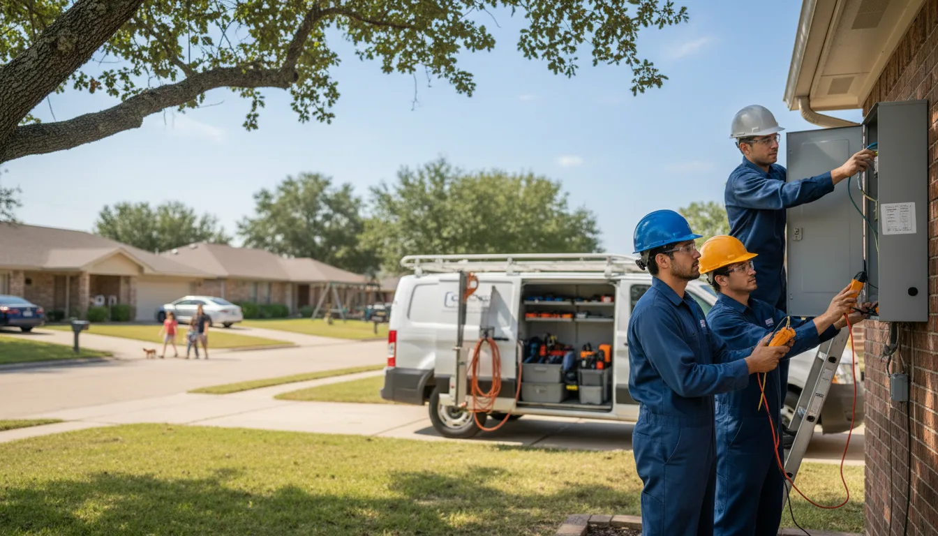 Certified electrician providing emergency electrical services in Mccoy, CO